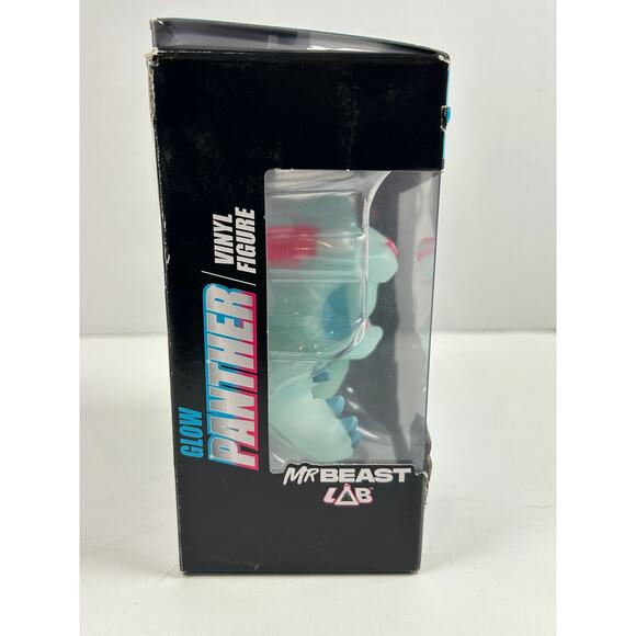 MrBeast Lab Glow Panther Vinyl Figure - Used / Opened Box - Glow in Dark - Picture 3 of 9